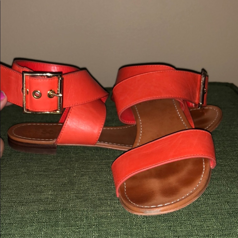 Vince Camuto orange strappy sandal